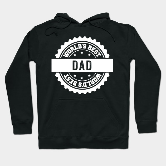 Worlds Best Dad - Fathers Day Gift Idea New Dad Hoodie by Kyandii